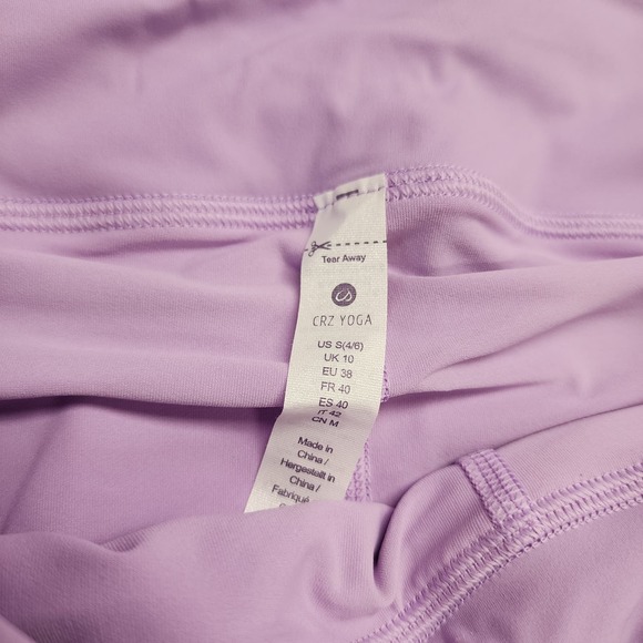 CRZ YOGA Women's Mini Skirt - Lavender - Picture 3 of 6